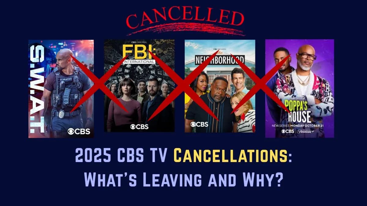 2025 CBS TV Cancellations: What’s Leaving and Why?