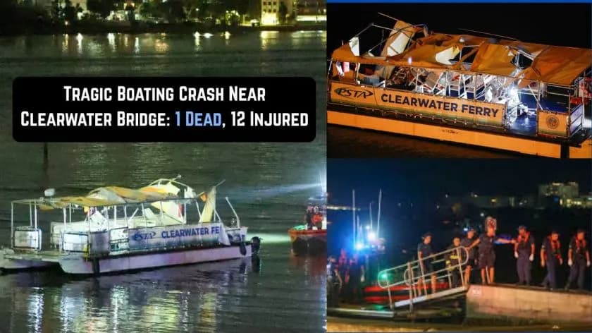 Tragic Boating Crash Near Clearwater Bridge: 1 Dead, 12 Injured